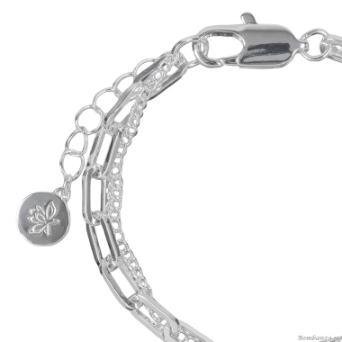 Браслет Fiore Luna, Twice Сarabiner, CL6104 S Браслет Fiore Luna, Twice Сarabiner, CL6104 S